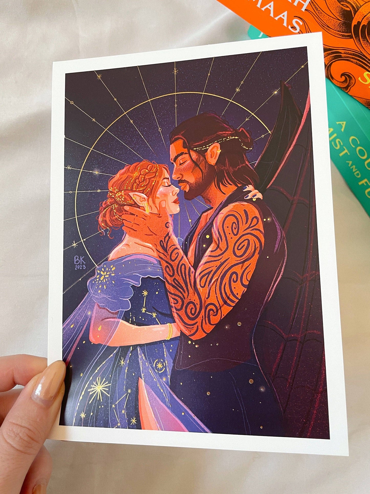Nesta & Cassian *Gold Foil Print*