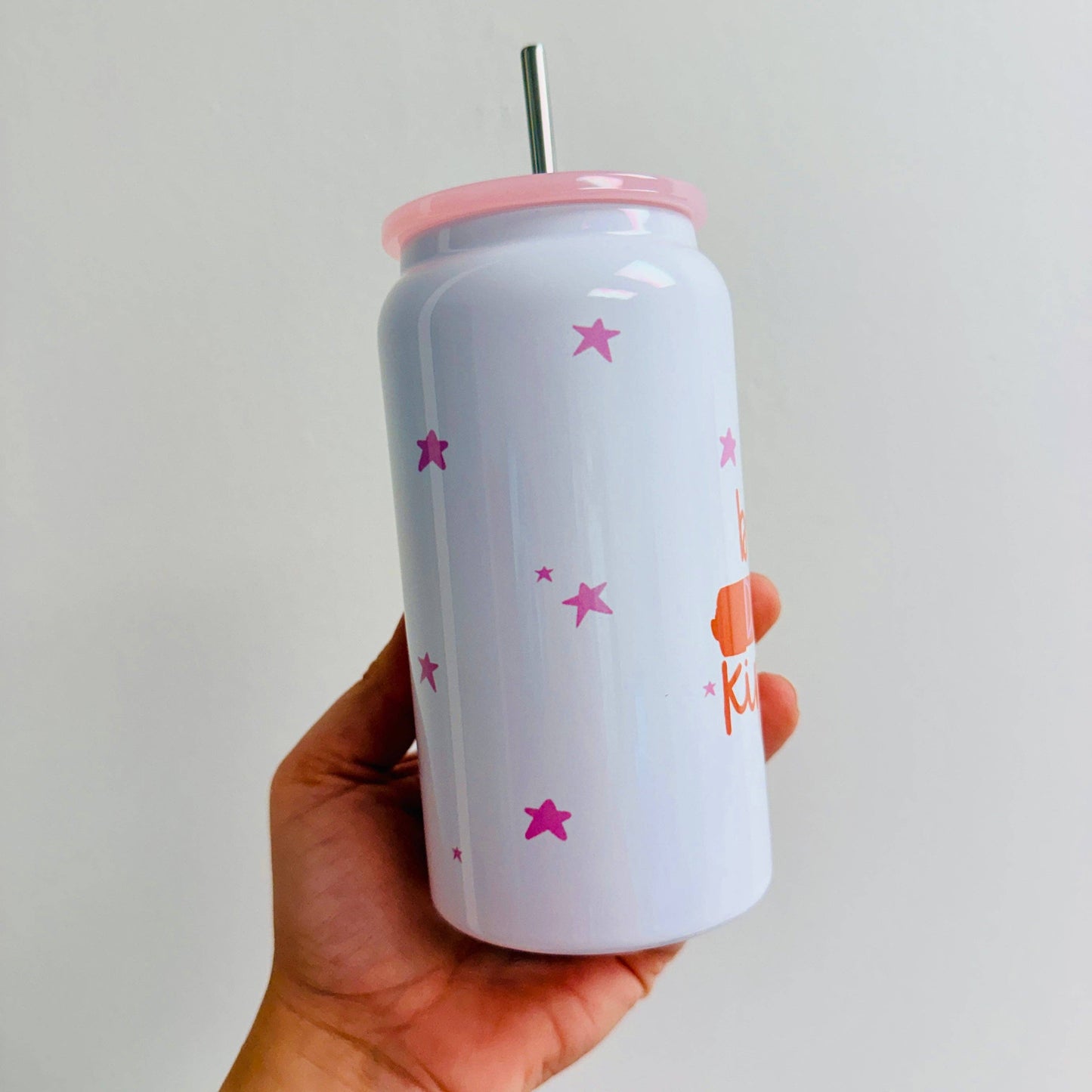 16 oz Stainless Steel Cup, I'm a Books & Diet Coke Kinda Girl