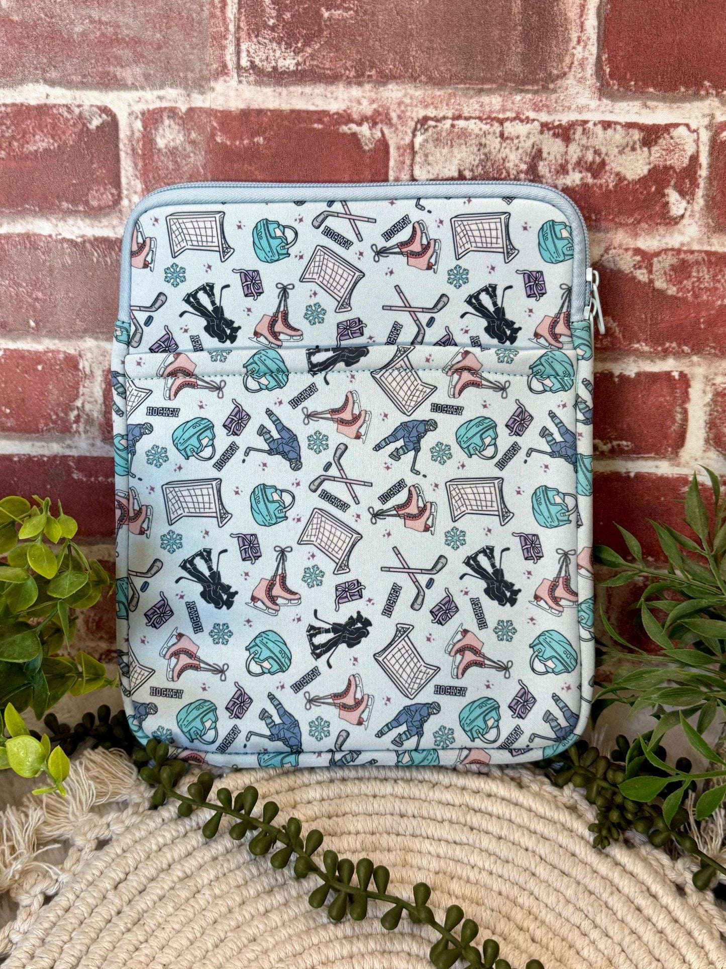 Hockey-Themed Book and Tablet Sleeve/Cover Case #2