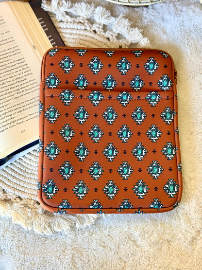 Western Cowgirl Book and Tablet Sleeve/Cover