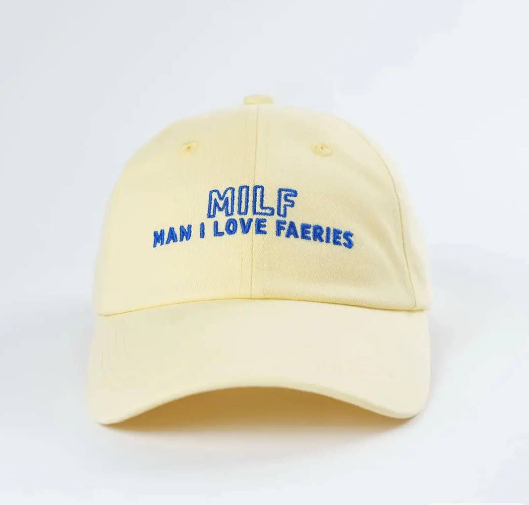 Bookish Dad Hat (Man I Love Faeries)