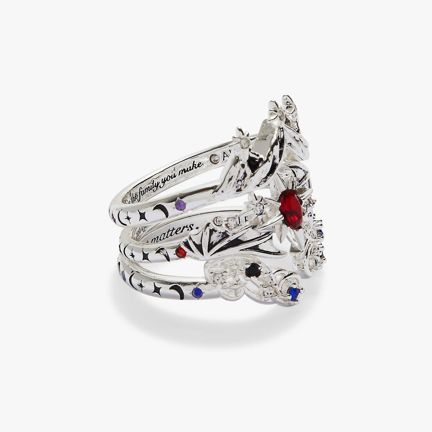 A Court of Thorns and Roses™ Bat Boys Ring Set of 3
