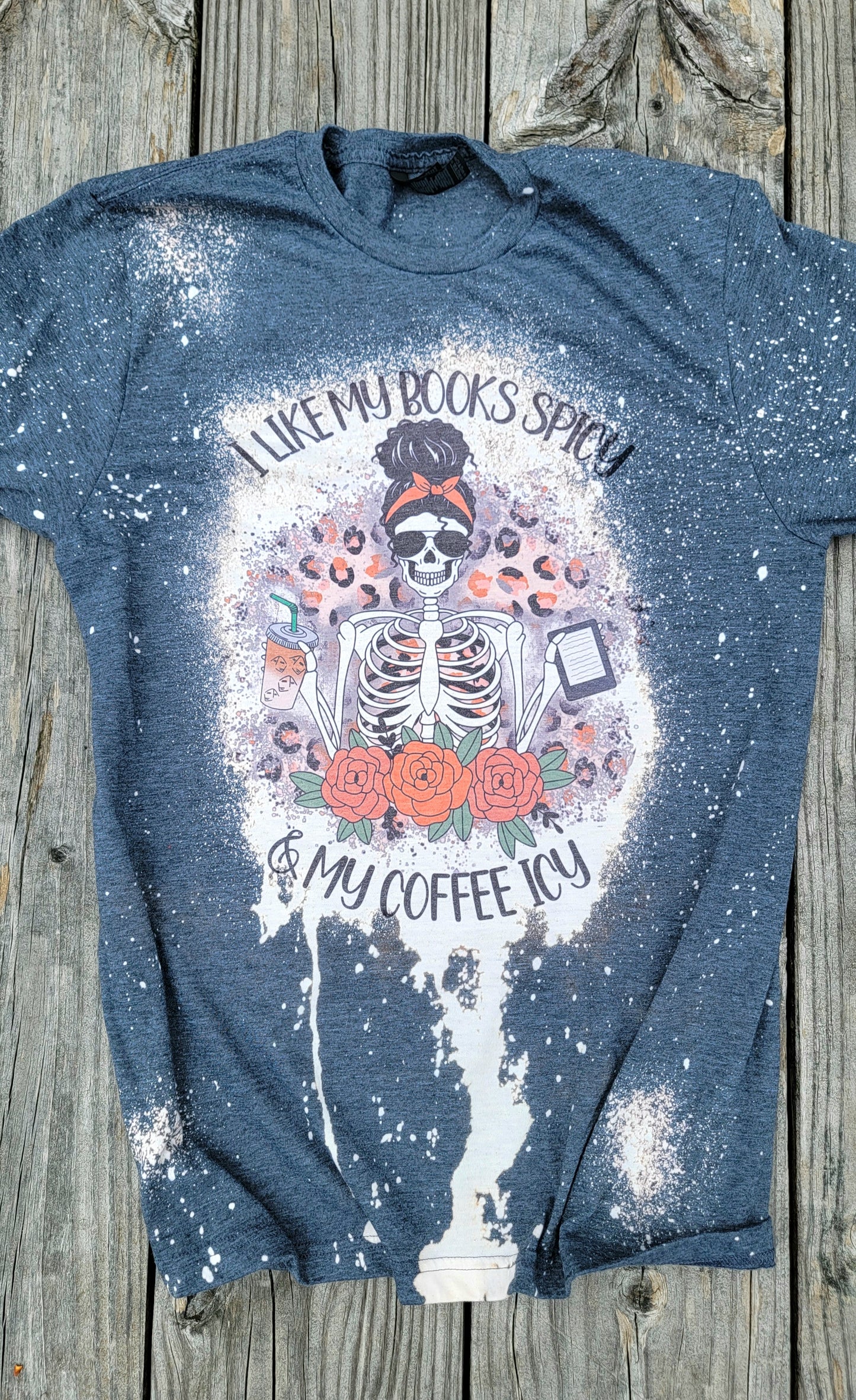 Books spicy, coffee icy